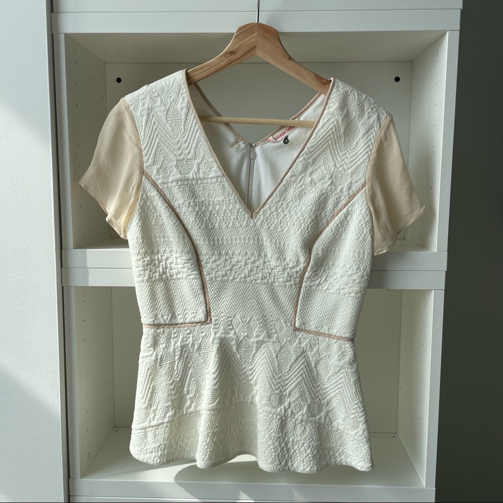 Rebecca Taylor white top. Perfect fit.